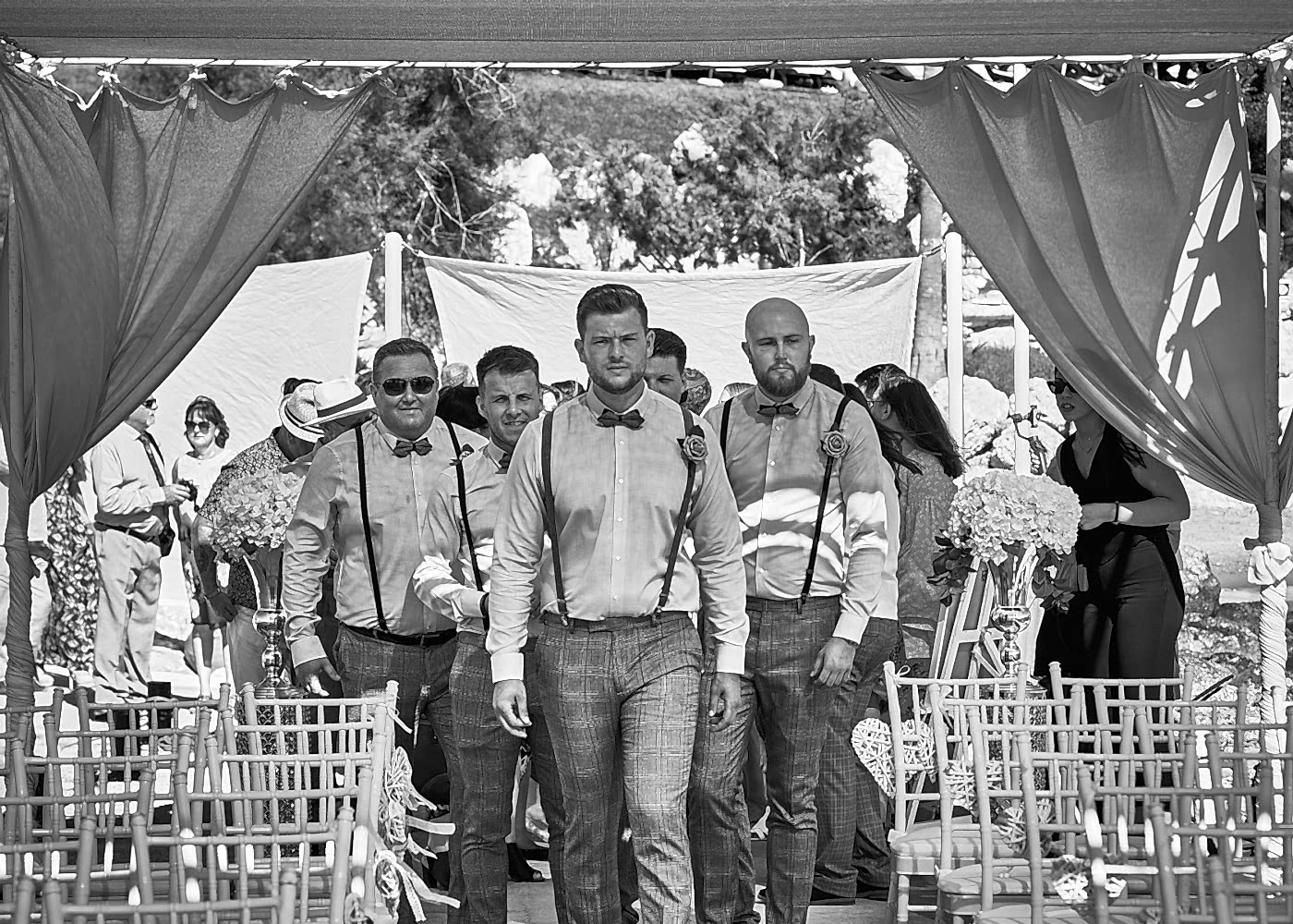 Wedding photograph, taken in Cyprus by Richard King