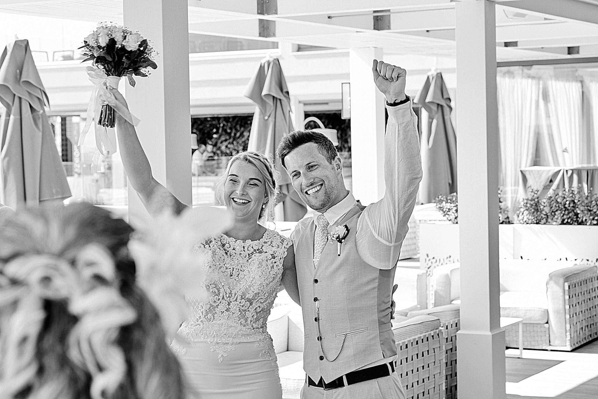 Kacie and Craig // Black and white wedding photography // Atlantica Mare Village Hotel photographer 1 Kacie and Craig // Black and white wedding photography // Atlantica Mare Village Hotel photographer
